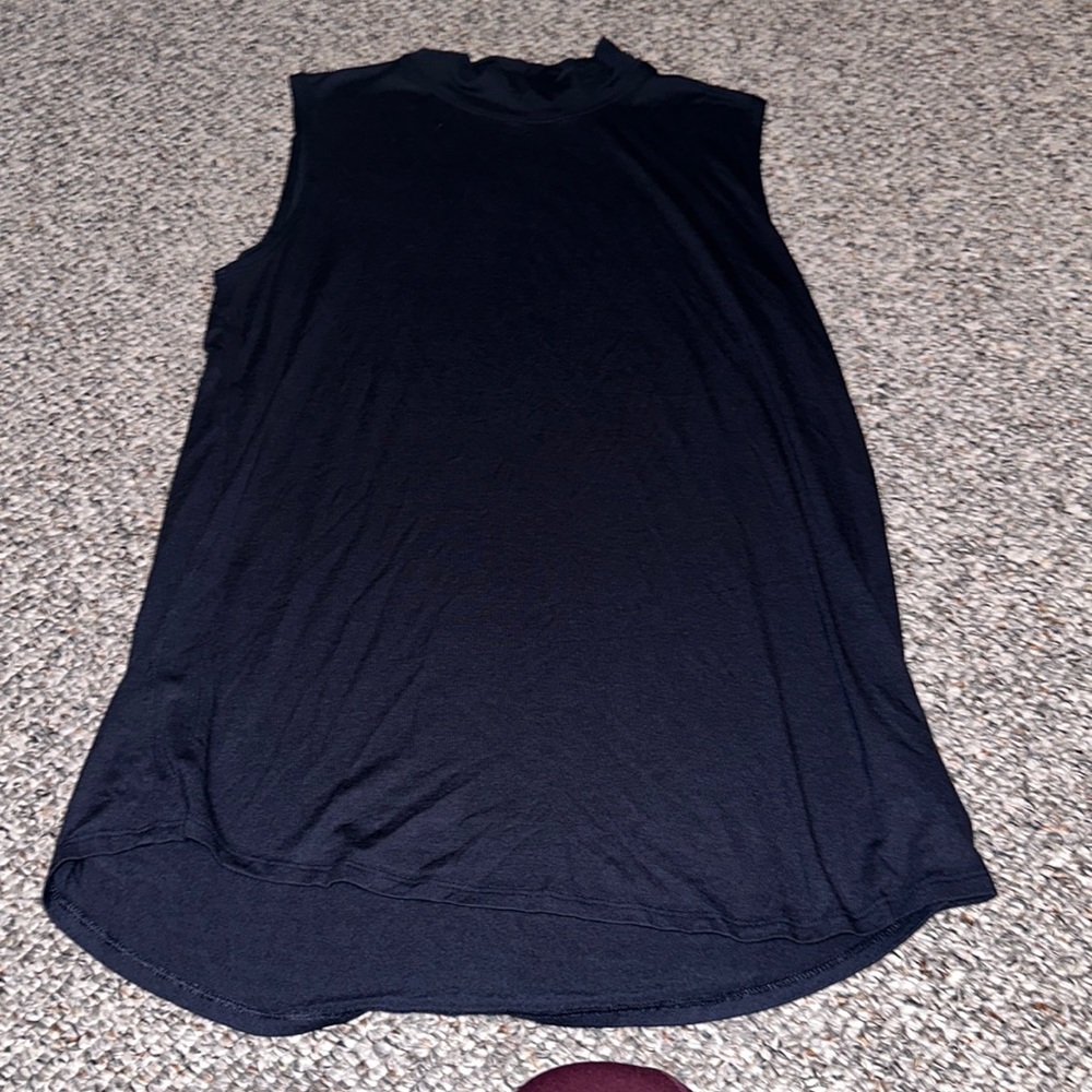 Athleta Turtleneck Navy Top